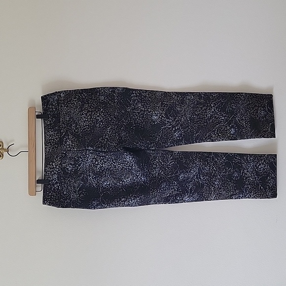 Soft Surroundings Black Mixed Print Pull-on Metallic Ponte Pants Size XL - Picture 4 of 7